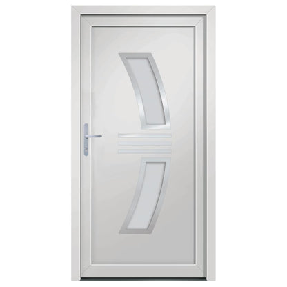 Voordeur 98x208 cm PVC wit