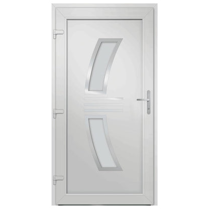 Voordeur 98x208 cm PVC wit