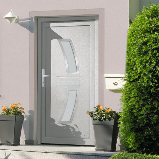 Voordeur 98x208 cm PVC wit