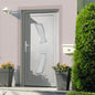 Voordeur 98x208 cm PVC wit