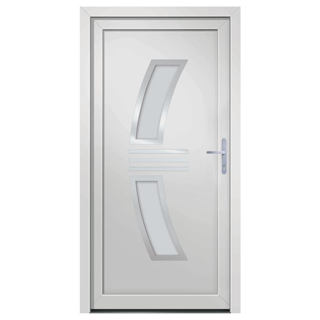Voordeur 88x200 cm PVC wit