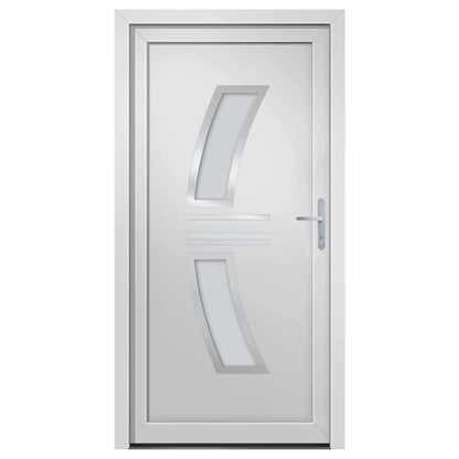 Voordeur 88x200 cm PVC wit