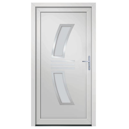 Voordeur 98x200 cm PVC wit