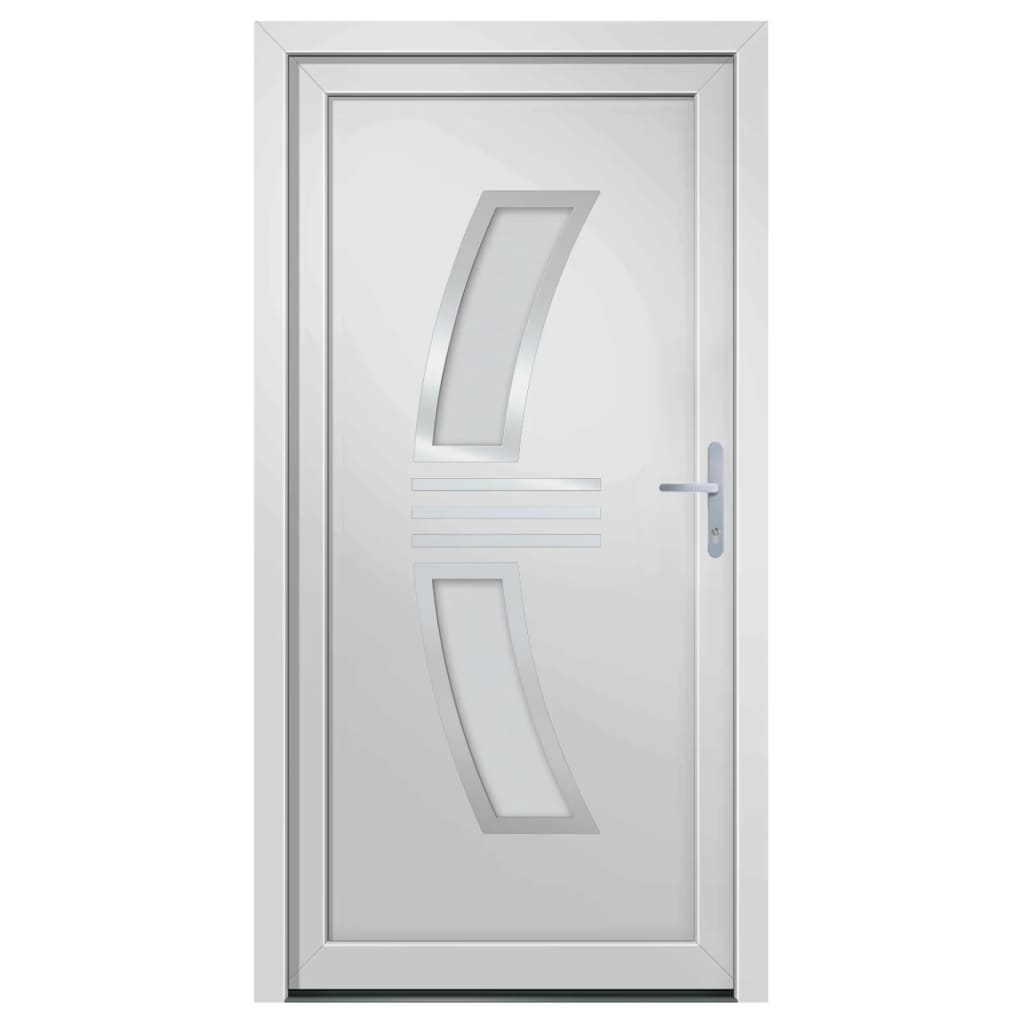 Voordeur 108x208 cm PVC wit