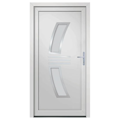 Voordeur 108x208 cm PVC wit