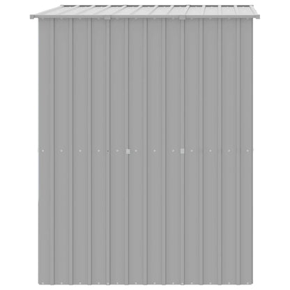 Hondenhok Met Dak 165X153X181 Cm Gegalvaniseerd Staal Grijs Lichtgrijs