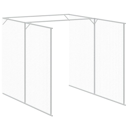 Hondenhok Met Ren Staal 165 x 1271 x 181 cm Antraciet