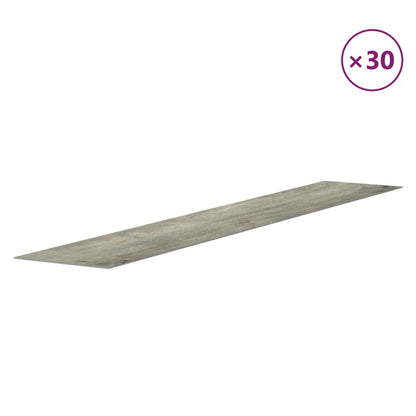Wandpanelen Houtlook 4,12 M² Pvc 30 Grijs