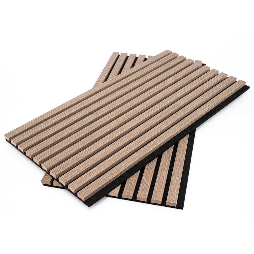 Wallart Akupanelen 4 St Akoestisch Klassiek Eiken Bruin