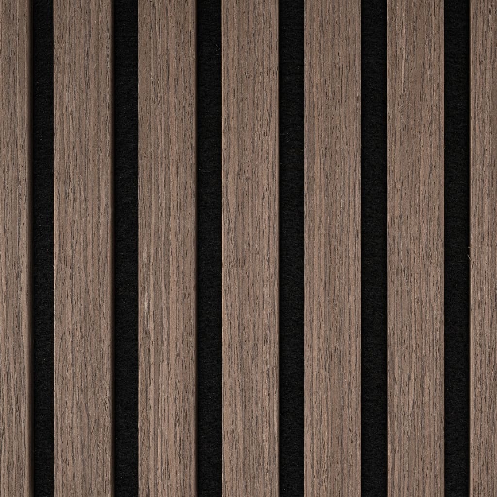 Wallart Akupanelen 4 St Akoestisch Donkereiken Donkerbruin