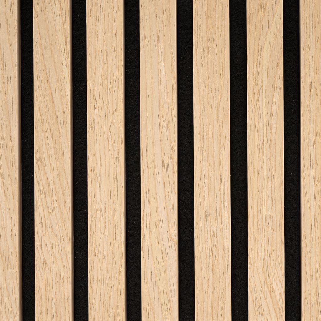 Wallart Akupanelen 4 St Akoestisch Lichteiken Lichtbruin