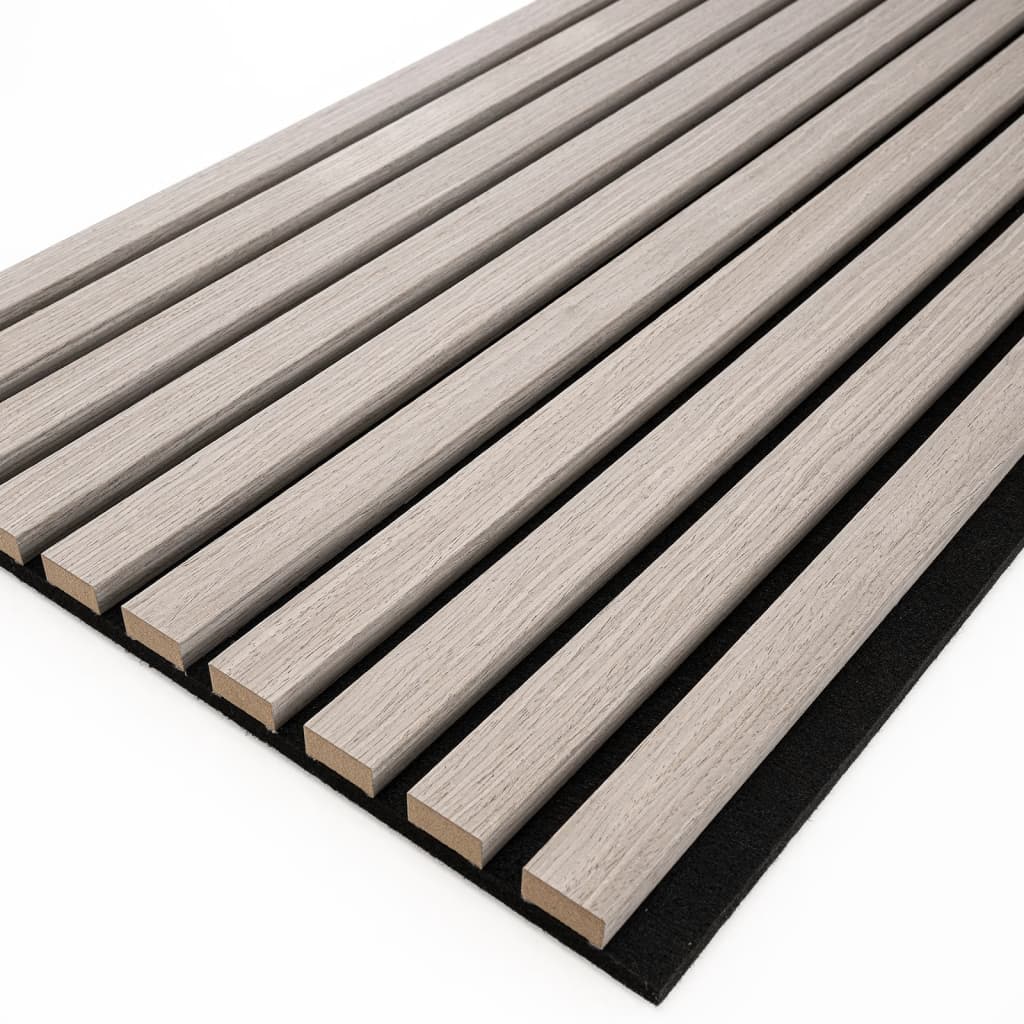 Wallart Akupanelen 4 St Akoestisch Eiken Grijs