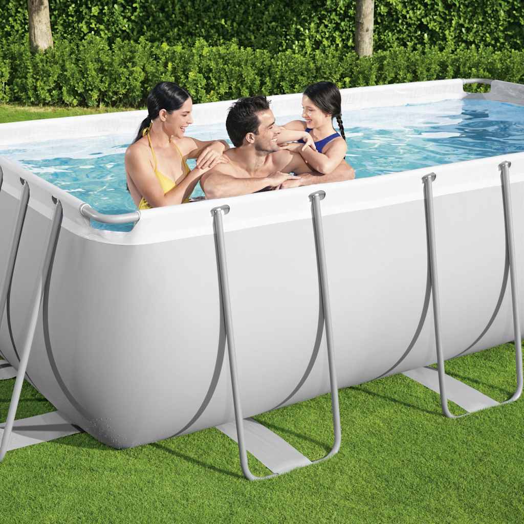 Power Steel Zwembadset rechthoekig 404x201x100 cm