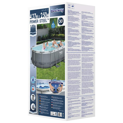 Power Sreel Zwembad bovengronds ovaal 427x250x100 cm