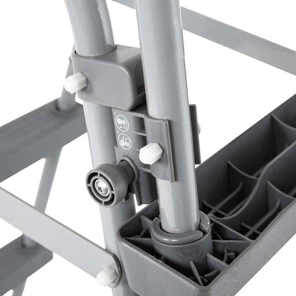 Power Steel Zwembadset met luifel 396x107 cm