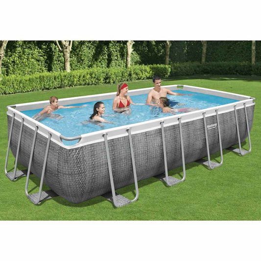 Power Steel Zwembadset rechthoekig 549x274x122 cm