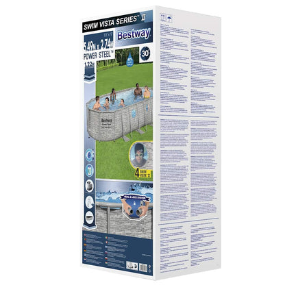 Power Steel Zwembadset Swim Vista Series 549x274x122 cm