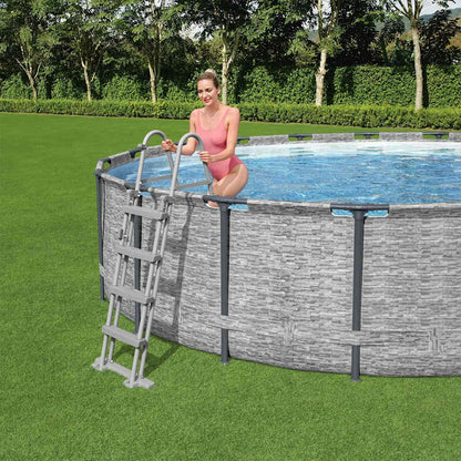 Power Steel Zwembad rond 488x122 cm