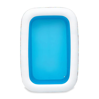 Kinderzwembad opblaasbaar 229x152x56 cm blauw
