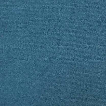 Driezitsbank met sierkussens 180 cm fluweel blauw