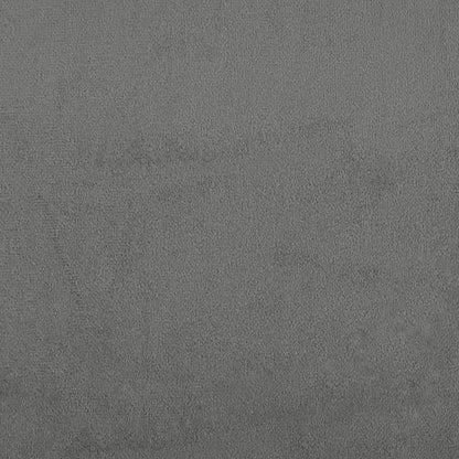 Tweezitsbank met kussens 140 cm microvezelstof donkergrijs