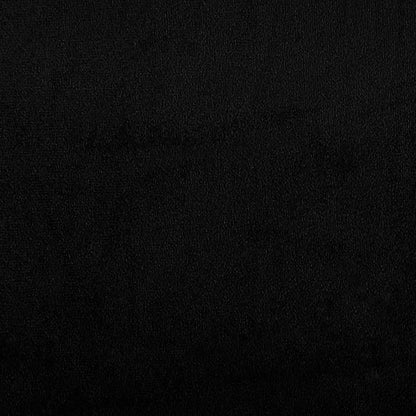 Tweezitsbank met kussens 140 cm microvezelstof zwart