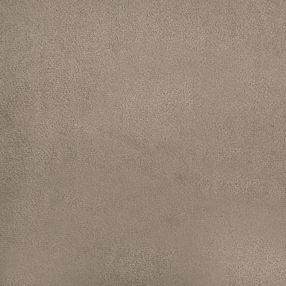 Driezitsbank met kussens 180 cm microvezelstof taupe