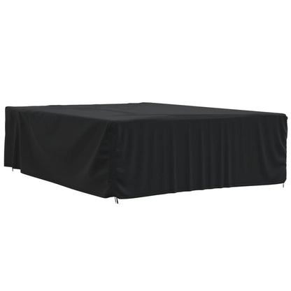 Tuinmeubelhoezen 2 st 350x260x90 cm 420D oxford stof zwart