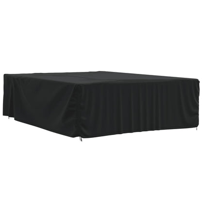 Tuinmeubelhoezen 2 st 350x260x90 cm 420D oxford stof zwart
