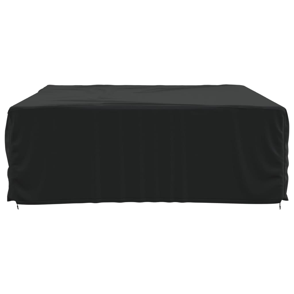 Tuinmeubelhoezen 2 st 350x260x90 cm 420D oxford stof zwart