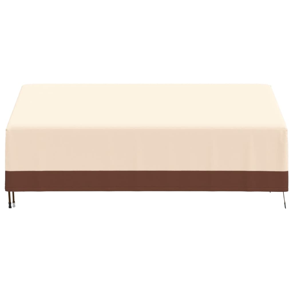 Tuinhoezen 3-zitsbank 600D 204x86x48/73 cm oxford