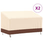 Tuinhoezen 2 st voor 3-zitsbank 600D 159x84x56/81 cm oxford