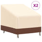 Tuinmeubelhoezen 2 st loungestoel 600D 79x97x48/74 cm oxford