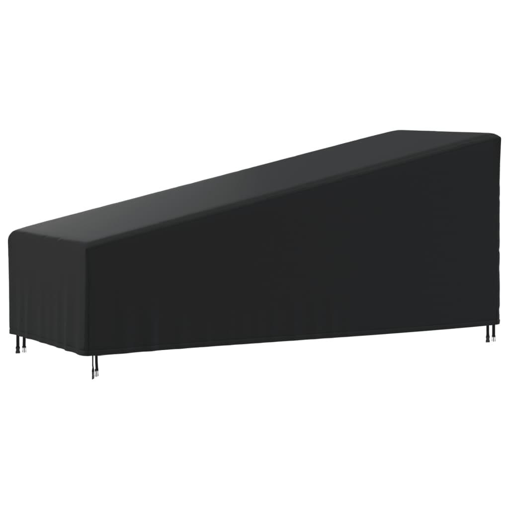 Ligbedhoezen 2 st 420D 195x76x40/80 cm oxford stof