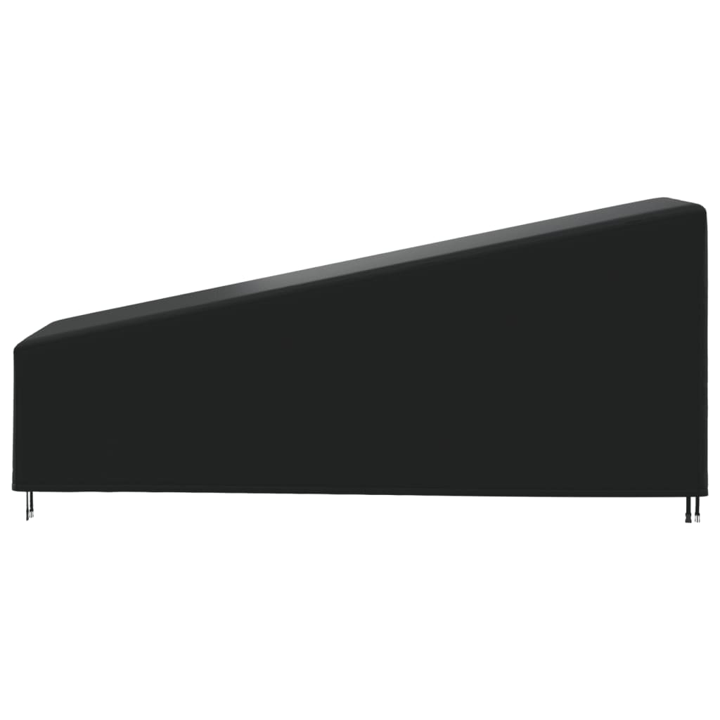 Ligbedhoezen 2 st 420D 195x76x40/80 cm oxford stof