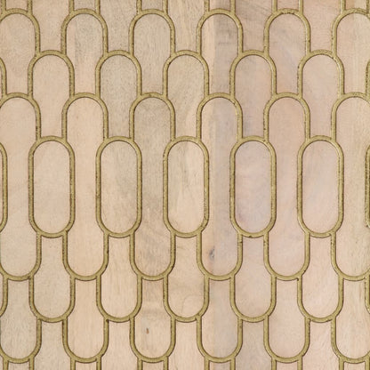 Bijzetkast 40x33x75 cm massief mangohout