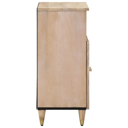Bijzetkast 60x33x75 cm massief mangohout
