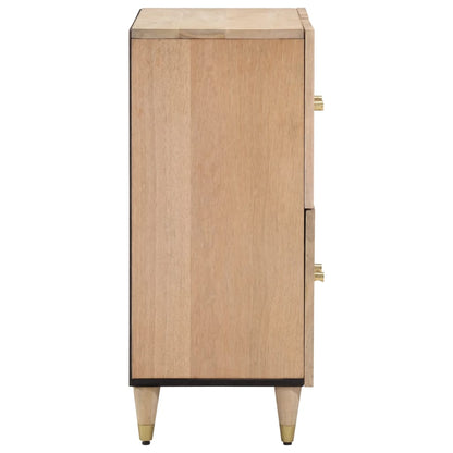 Bijzetkast 60x33x75 cm massief mangohout