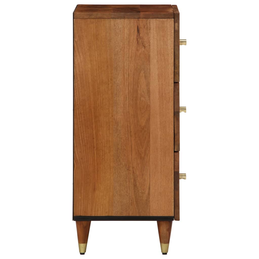 Bijzetkast 40x33x75 cm massief mangohout