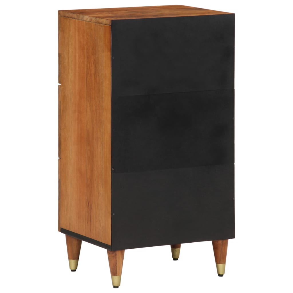 Bijzetkast 40x33x75 cm massief mangohout