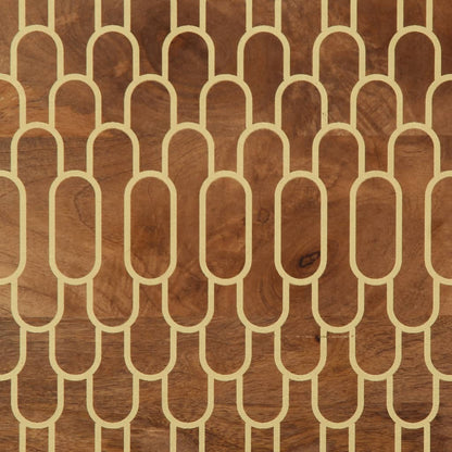 Bijzetkast 80x33x75 cm massief mangohout