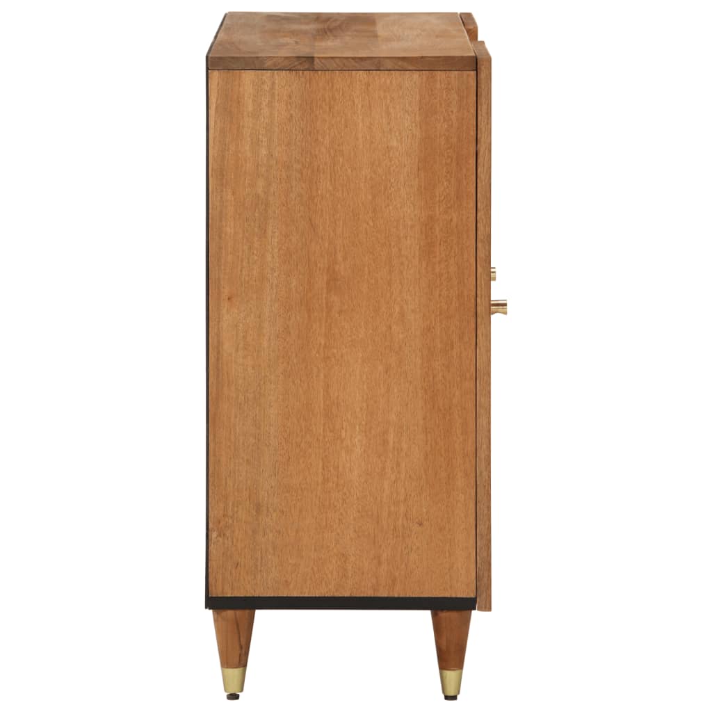 Bijzetkast 90x33x75 cm massief mangohout
