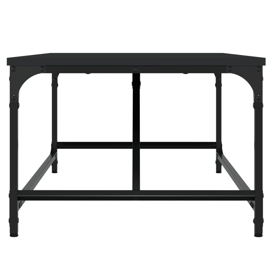 Salontafel 100x50x35 cm bewerkt hout zwart