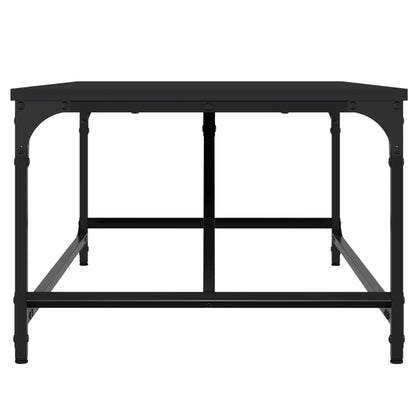 Salontafel 100x50x35 cm bewerkt hout zwart