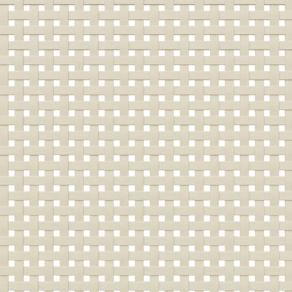 Nachtkastje SENJA rattan-look 40x35x48 cm grenenhout wit