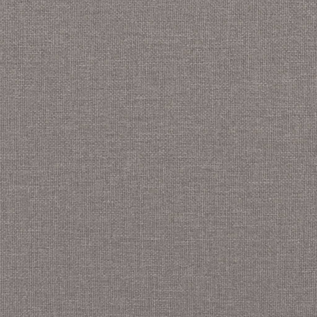 Driezitsbank 180 cm stof taupe