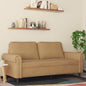 Tweezitsbank 140 cm stof bruin