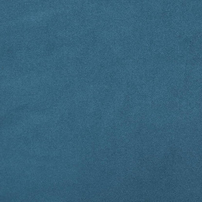 Driezitsbank 180 cm fluweel blauw