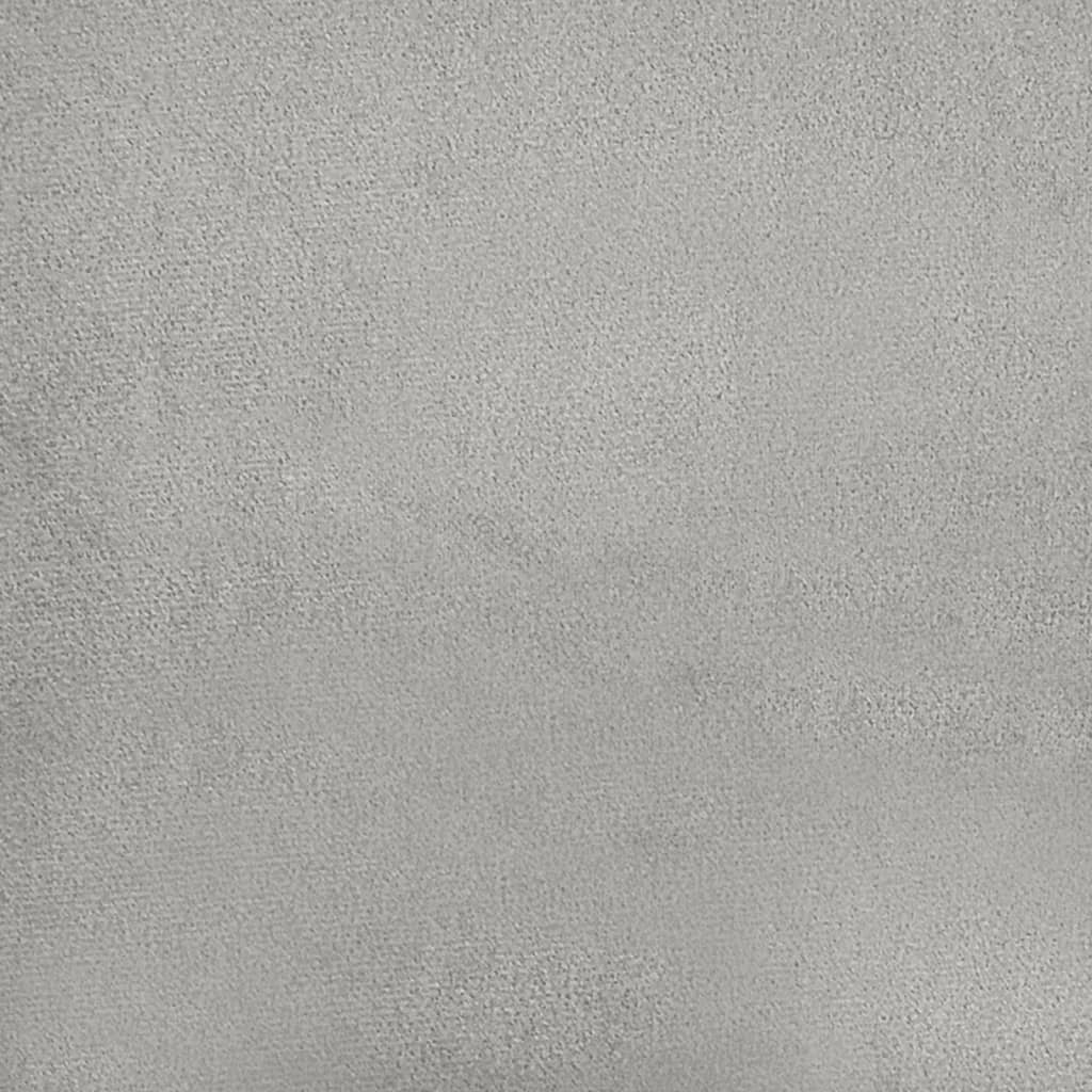 Tweezitsbank 140 cm microvezelstof lichtgrijs