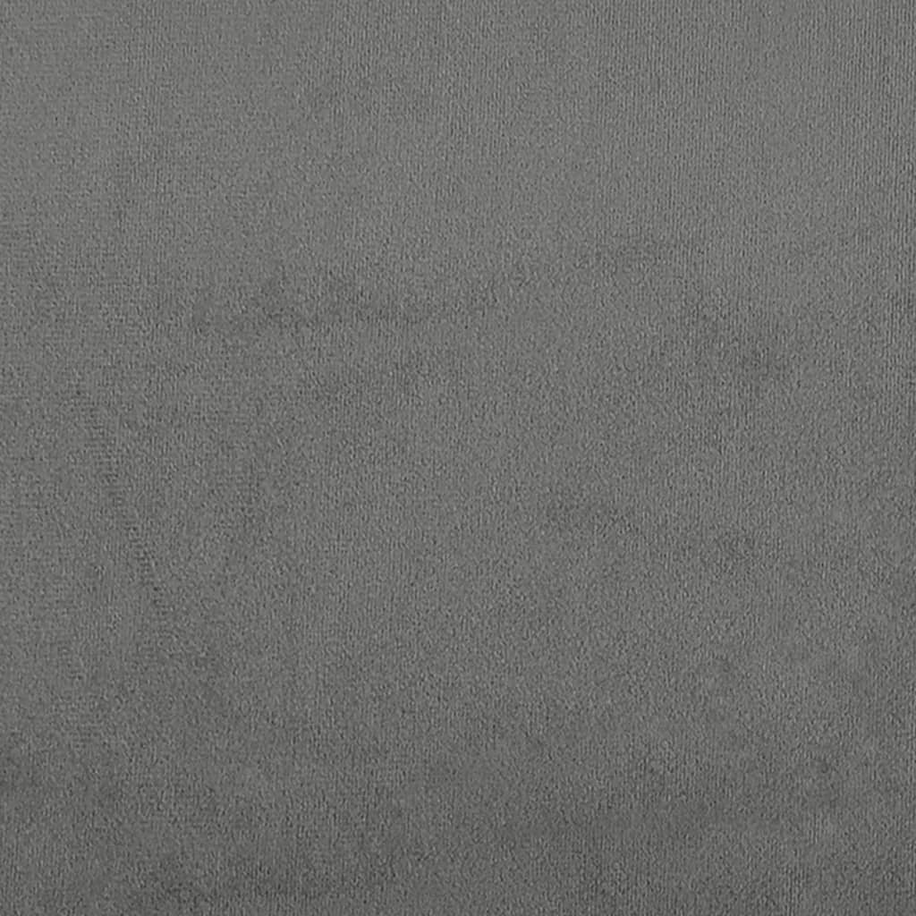 Tweezitsbank 140 cm microvezelstof donkergrijs